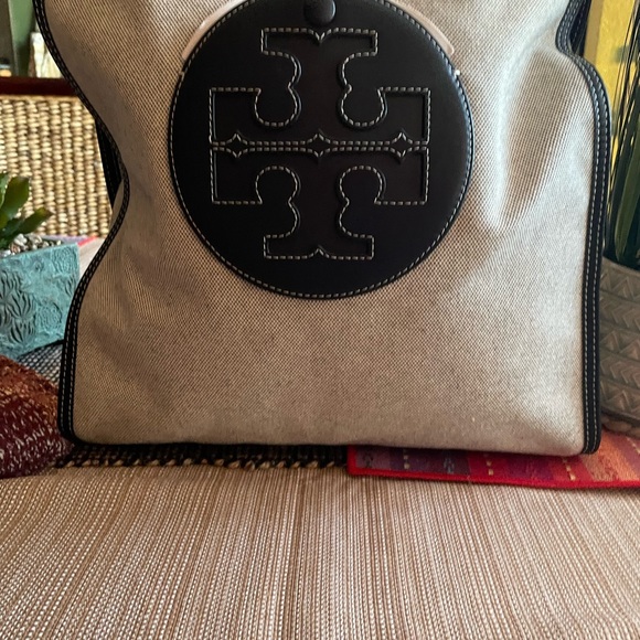COPY - (Authentic) Large Tory Burch Canvas Ella medium tote Bag “Brand New” - Picture 12 of 16